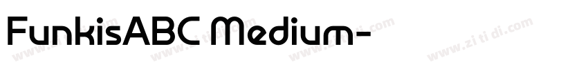FunkisABC Medium字体转换